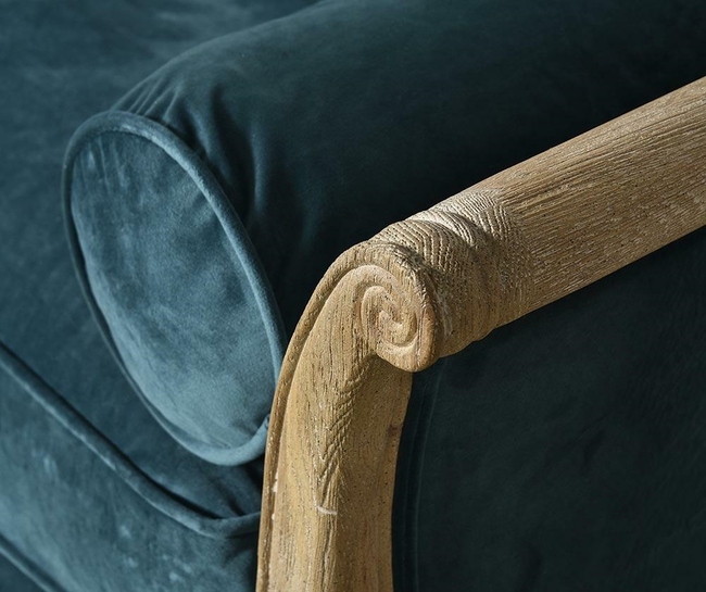 Classic sofa Malachit, wym.190x83x75cm