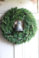 Zielona Wigilia, wianek iglasty z dzwonem, śr.58cm 