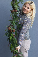 girlanda zielona iglasta, Zima, dł.170cm