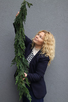 Cipris, realistyczna iglasta girlanda zimowa