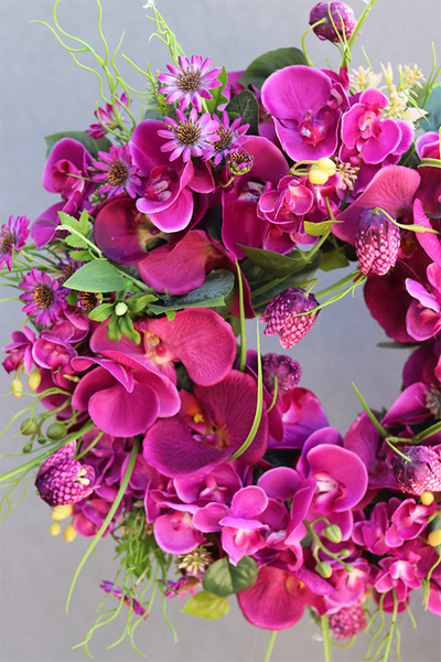 Pink Hitre, wianek na drzwi