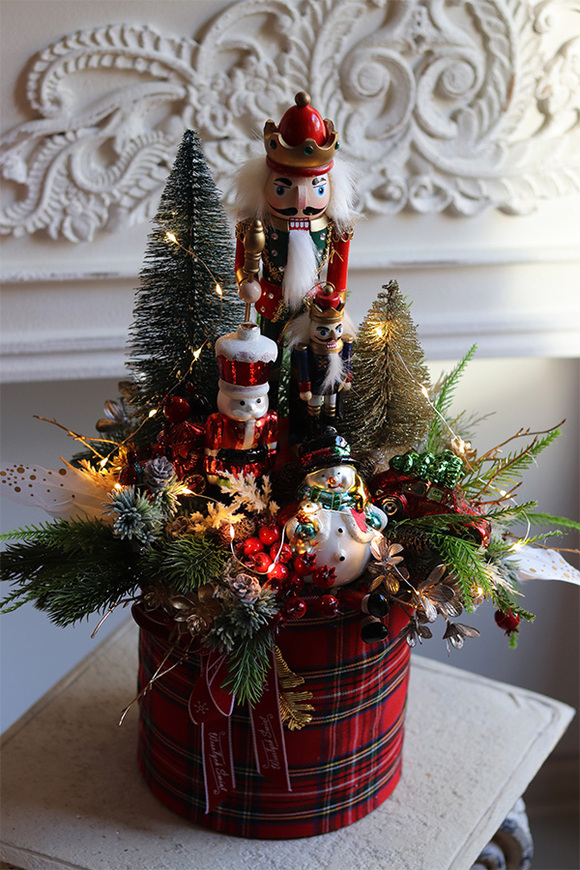 flowerbox świąteczny, Dziadek do Orzechów Big