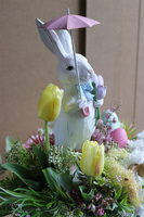 Easter Place, stroik wielkanocny z zajączkiem