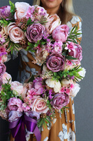 dekoracyjny, bardzo duży wianek na drzwi Silviana Susana, śr. 50cm