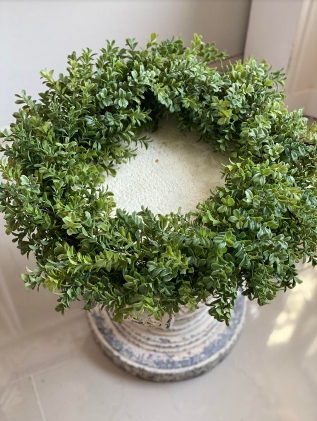 elegancki wysokiej jakości zielony wianek, Poczuj Wiosnę, śr.49cm