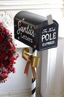 Santa's Letters LED, skrzynka na listy do Świętego Mikołaja