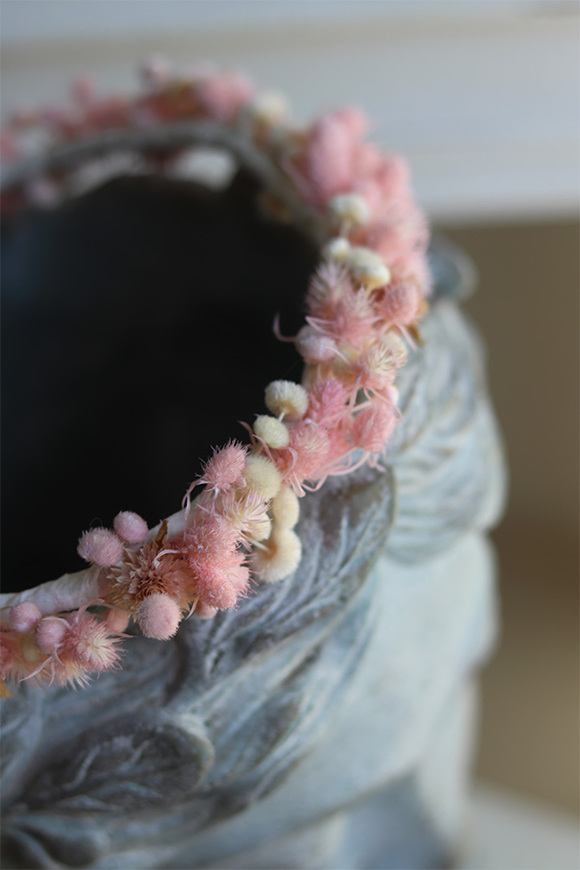 Meliada, wianek na głowę z roślin stabilizowanych, rozmiar uniwersalny