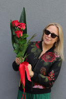 Minima Rose, bukiet nagrobny do położenia