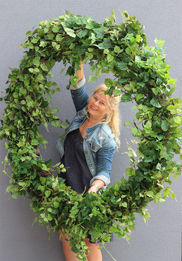 wieniec dekoracyjny Green Forest, śr.130cm 