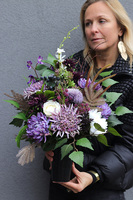 Fioletowa Drogea, komplet dekoracji nagrobnych