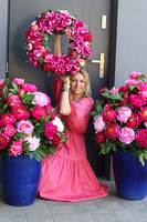 Peonies Extra, podłogowa dekoracja kwiatowa