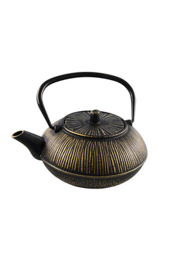 Awaji Gold, żeliwny imbryk do herbaty, czarny, poj.800ml