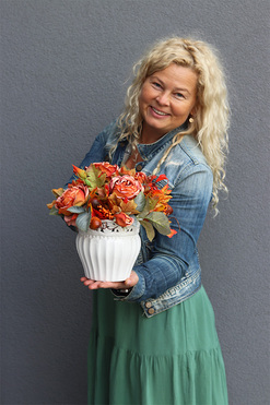 dekoracja jesienna Pomarańczarnia, wys.28cm 