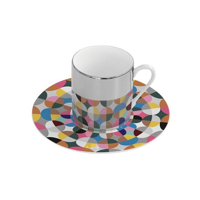 Magic Cup Multicolor filiżanka do espresso ze spodkiem tendom.pl