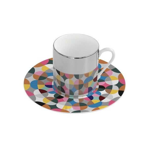 Magic Cup Multicolor filiżanka do espresso ze spodkiem tendom.pl