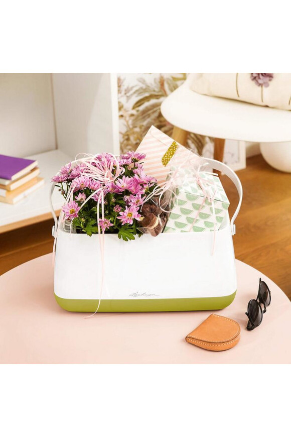 Yula Bag, doniczka z nawadnianiem zielona tendom.pl