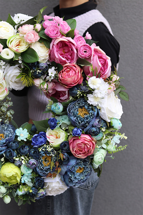 Caryca Katarzyna Spring, duży dekoracyjny wianek