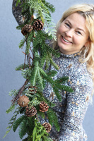 girlanda zielona iglasta, Zima, dł.170cm