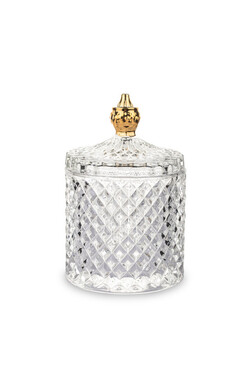 Palermo B, dekoracyjny pojemnik / amfora, wym.13.5x9cm