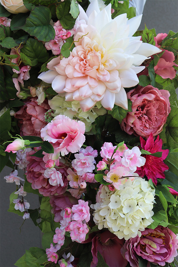 fioletowa girlanda kwiatowa, Mokotovska, dł.100cm