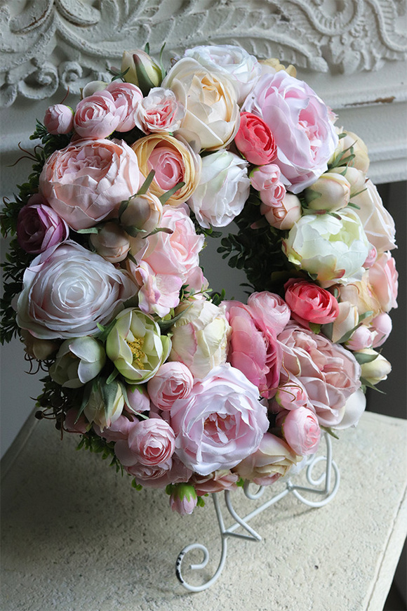 Sweet Spring, dekoracyjny wianek na drzwi