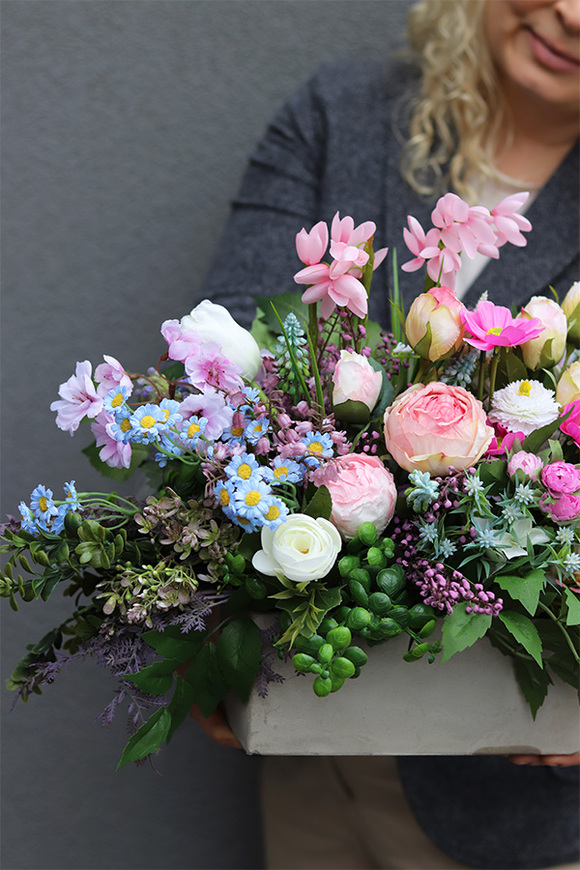 Greolo Pink, komplet dekoracji nagrobnych