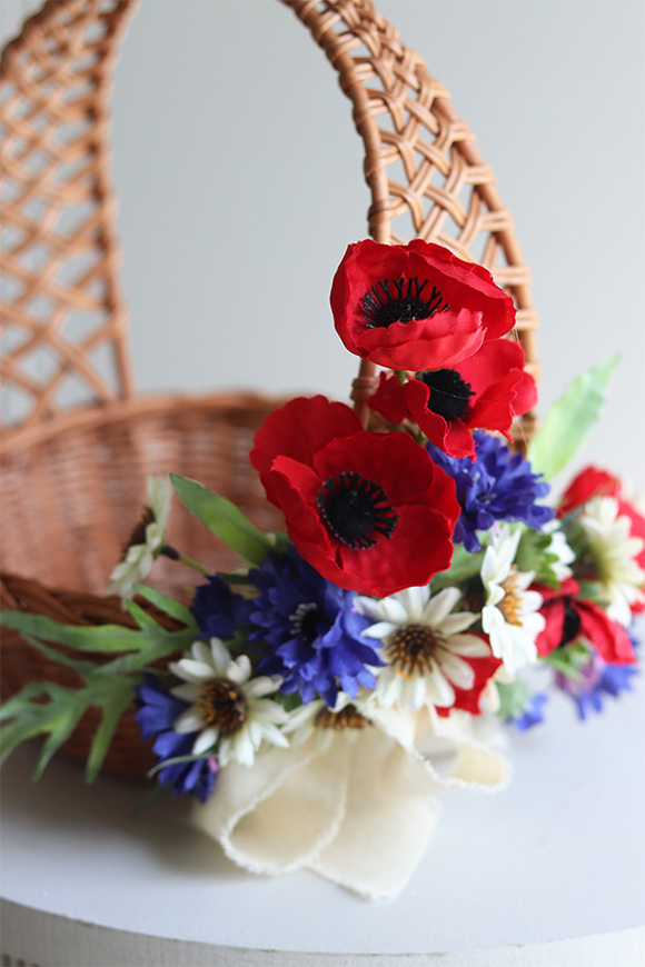 Mazowsze, dekorowany koszyczek wielkanocny