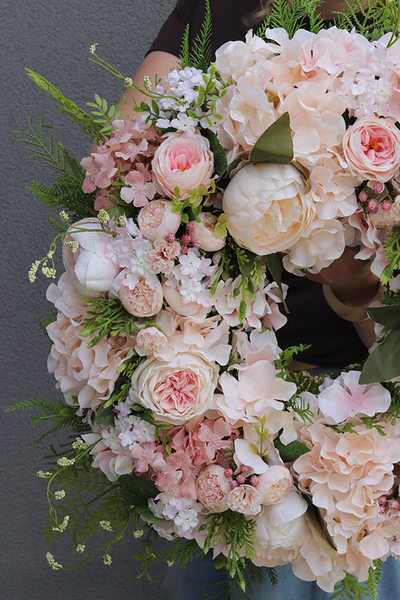 Ballenzia, bogaty wianek na drzwi