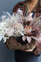 Mortario Deluxe, jesienny kosz z kwiatami