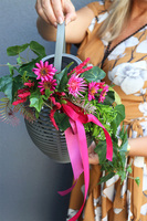 Angelo Garden Flowers, solarny lampion nagrobny z kwiatami