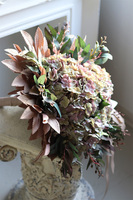 Hortensja Mortario, bukiet nagrobny do wazonu