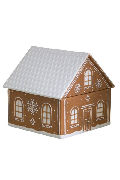 Homemade XMAS, ręcznie malowany pojemnik na ciastka