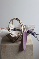 Lawendia, dekorowany koszyczek wielkanocny, wys.20cm