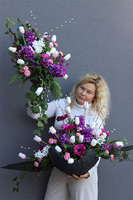 Amira Volcan Fiolet, komplet dekoracji nagrobnych