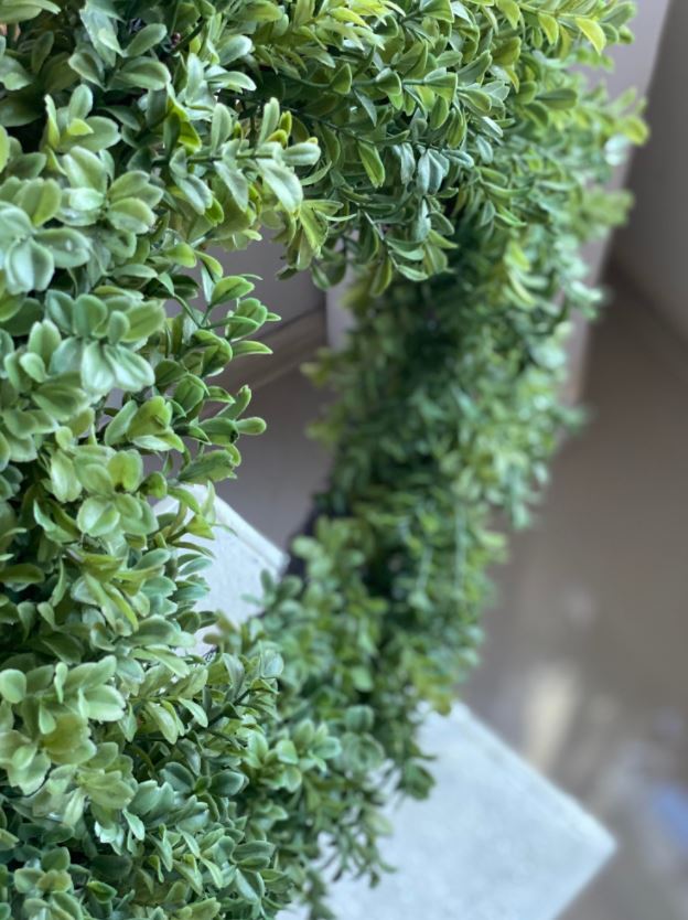 elegancki wysokiej jakości zielony wianek, Poczuj Wiosnę, śr.49cm