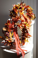 Boho Mefre, dekoracyjny wianek ze stabilizowanych roślin, śr.30cm