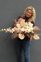 Boho Gerina, komplet dekoracji nagrobnych, bukiet + kompozycja