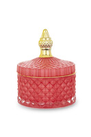 Palermo A, dekoracyjny pojemnik / amfora, różowy, wym.13.5x10.5x10.5cm