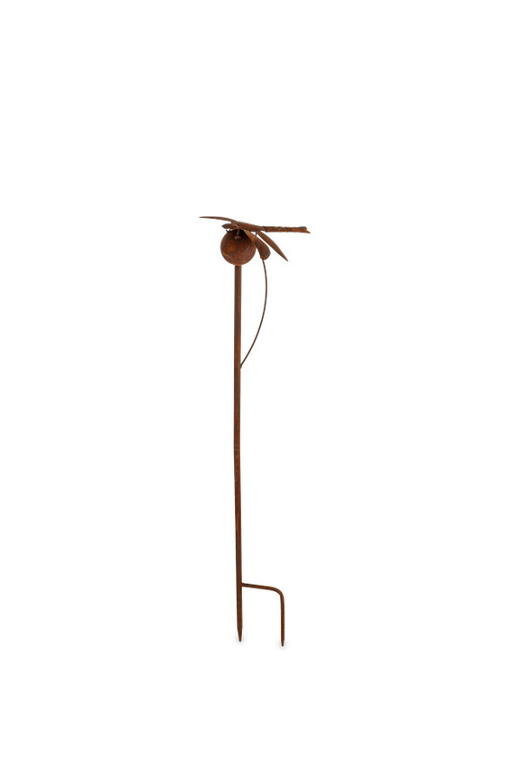 Rust Garden, metalowa dekoracja ogrodowa, ważka