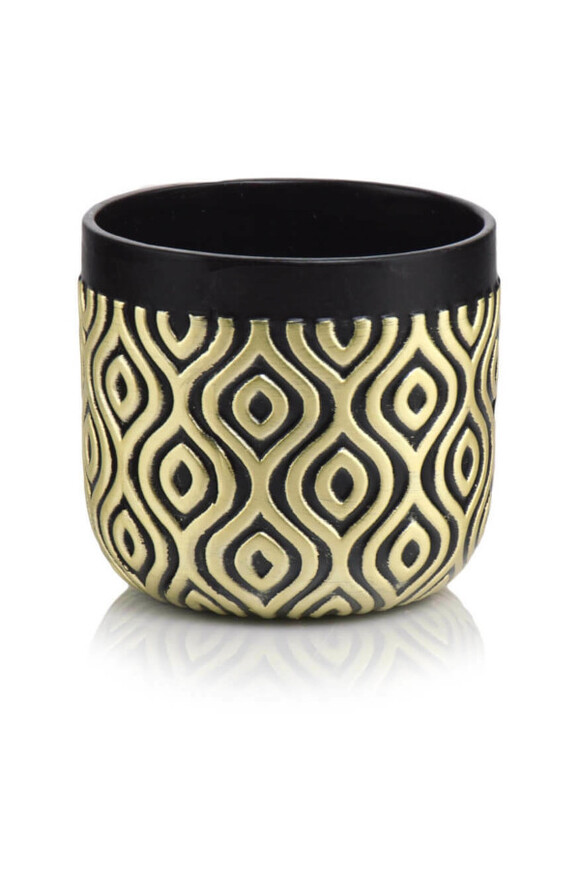 Vintage Gold A, osłonka ceramiczna doniczka