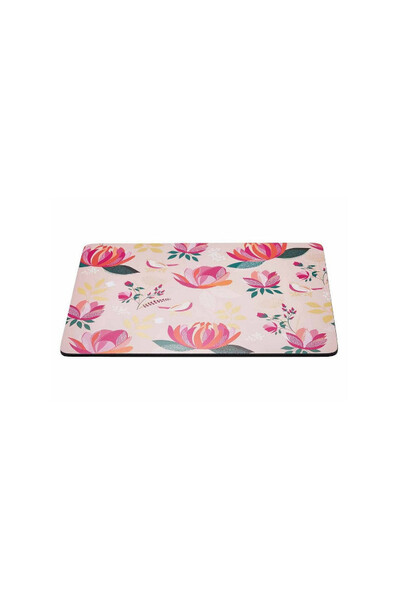 Peony Pink, podkładki korkowe z kwiatami, średnie, 4szt