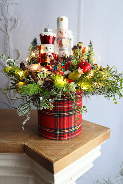 flowerbox świąteczny, Dziadek do Orzechów Mini 3