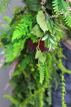 Meralia Greenery, zielona girlanda dekoracyjna, dł.300cm 