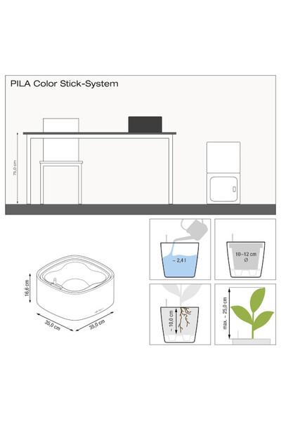 Pila donica z nawadnianiem misa Lechuza tendom.pl