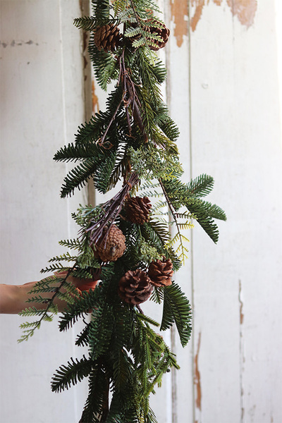 girlanda zielona iglasta, Zima, dł.170cm