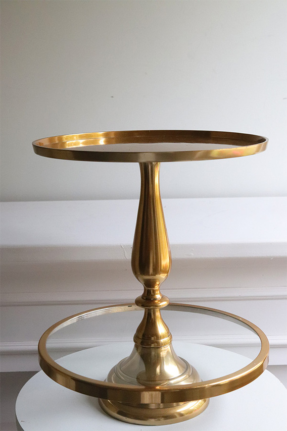 Lux Villa Gold Sweetie, patera na nodze z kloszem