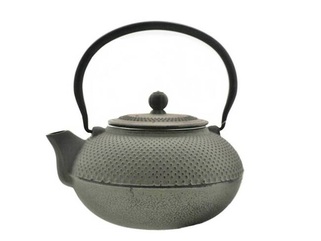 OD RĘKI Awaji, żeliwny imbryk do herbaty, szary, poj.1.5l