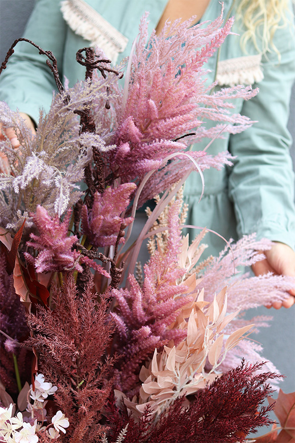 Wrzosowisko Creme Fall, jesienna dekoracja w ceramicznej donicy