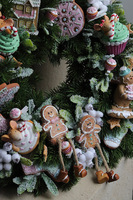 Sweet Christmas, pastelowy wianek świąteczny