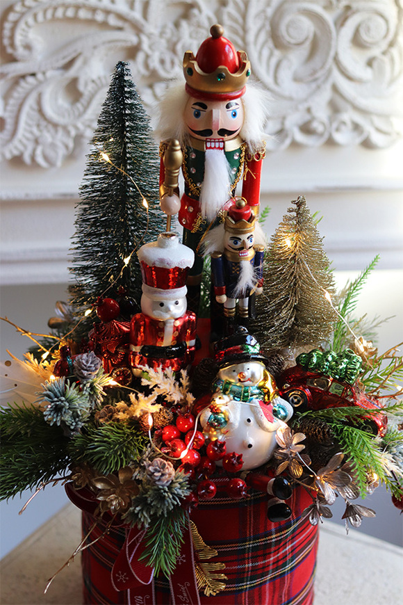 flowerbox świąteczny, Dziadek do Orzechów Big